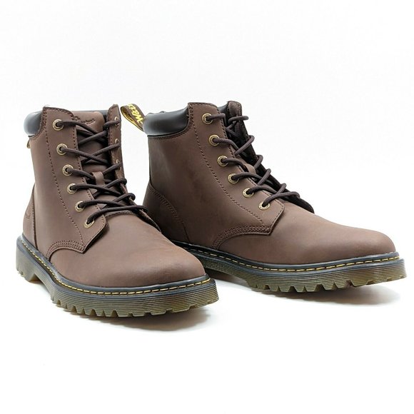 Dr. Martens Other - Dr Martens Cartor 6 Eye Men Dark Brown Lace Up Ankle Boots Size 14M NEW